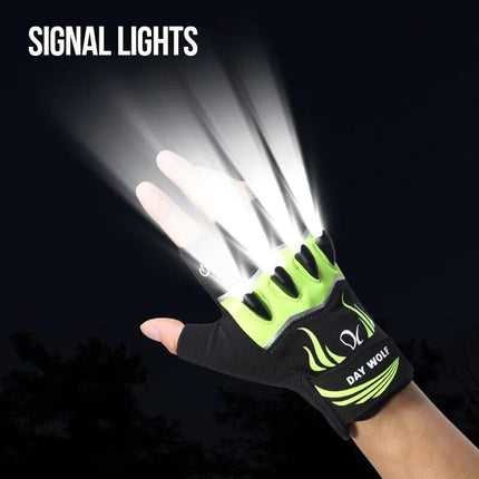 LED Light-Up Cycling Gloves - Wnkrs