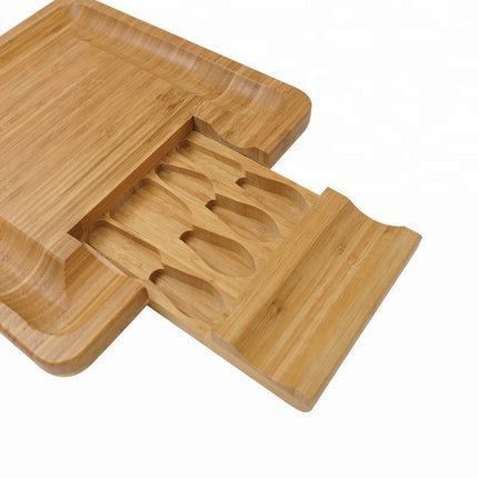 Bamboo cheese board set cheese cutting board - Wnkrs