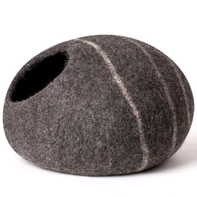 Premium Handmade Felt Cat Bed Cave 100% Merino Wool - Wnkrs