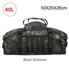 40L Black Camo