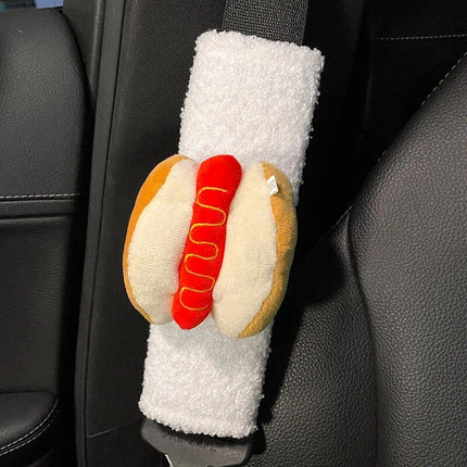 Plush Cartoon Car Seatbelt Covers for Kids - Wnkrs