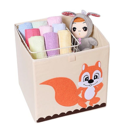 Animal Printed Cloth Storage Box - Wnkrs