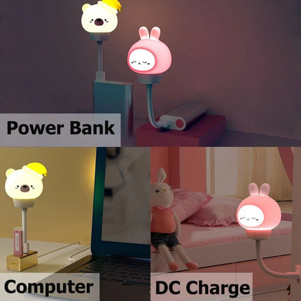 Adjustable Brightness Cartoon Night Light with Remote - Wnkrs