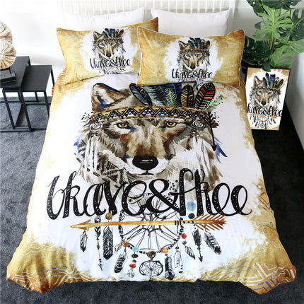 Wolf Three-piece bedding set - Wnkrs