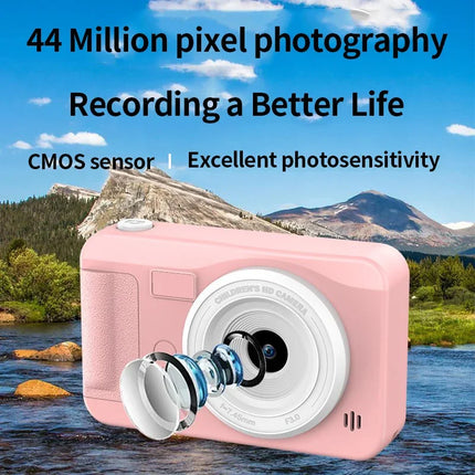 High-Definition 4K Digital Camera for Travel and Selfies