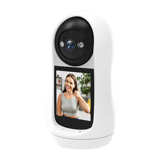 Babyphone vidéo PTZ WiFi 3MP avec écran IPS 2,8 pouces et détection des pleurs