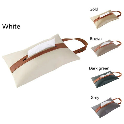 Luxury Leather Car Seat Back Tissue Holder - Wnkrs