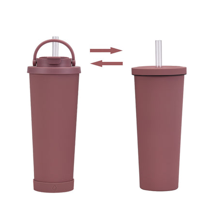 830ml Large Capacity Thermos Cup Convenient Handle - Wnkrs