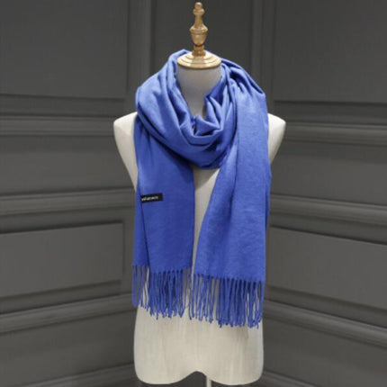 Women's Cashmere Scarf with Tassel - Wnkrs