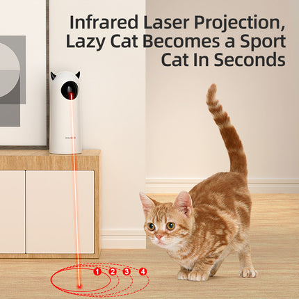 Jouet laser intelligent interactif pour animaux de compagnie pour chats et chiens