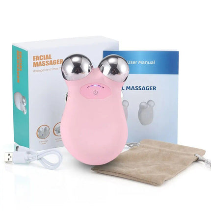 5-Gear Rechargeable Face Massager: Electric Micro-Current & 3D EMS Firming Technology - Wnkrs