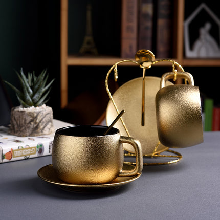 Golden coffee cup set - Wnkrs