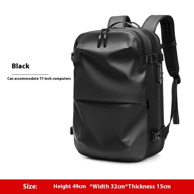 Mochila de expansión para hombre con separación de humedad y sequedad