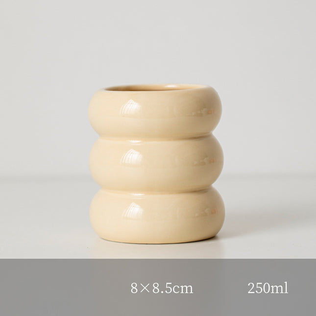 Nordic Ceramic Candlestick Holder