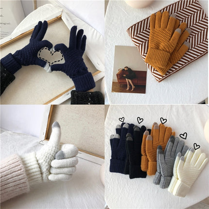 Women's Touch Screen Wool Gloves - Wnkrs