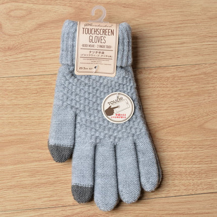 Women's Touch Screen Wool Gloves - Wnkrs