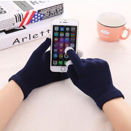 Women's Touch Screen Wool Gloves - Wnkrs