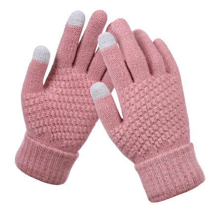 Women's Touch Screen Wool Gloves - Wnkrs