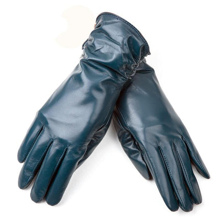 Women's Classic Genuine Leather Gloves - Wnkrs