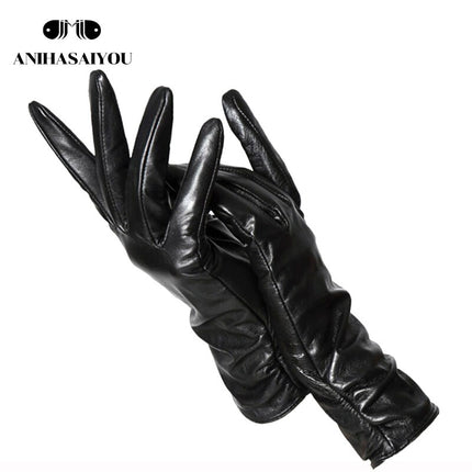 Women's Classic Genuine Leather Gloves - Wnkrs