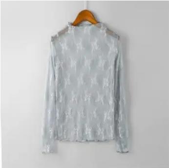 Women's Mesh Lace Blouse - Wnkrs