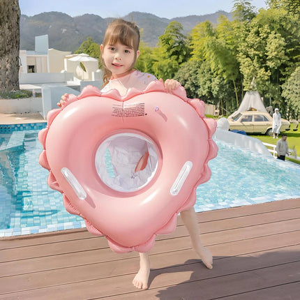 Flotador de piscina inflable con asiento de anillo de natación para niños