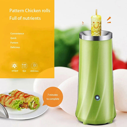 Compact Electric Egg Roll & Sausage Boiler - Non-Stick, Auto-Temperature Control - Wnkrs