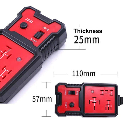 12V Universal Automotive Relay Tester with LED Diagnostic Indicators - Wnkrs