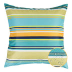 2pcs 18x18in / Stripe Light blue