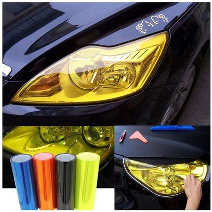 Premium PVC Car Headlight Tint Film - Wnkrs