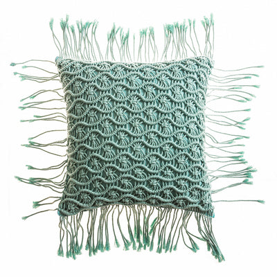 Hand-woven Cotton Thread Cushion Cover - Wnkrs