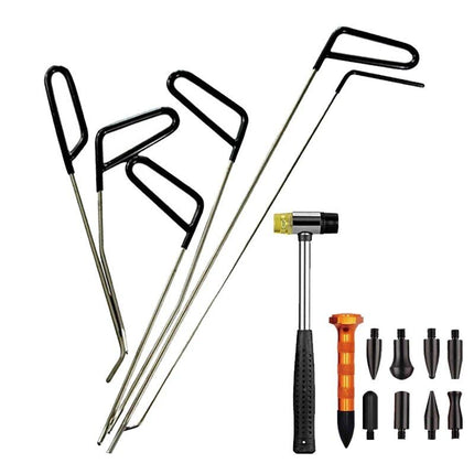 Professional Paintless Dent Repair Toolkit - Auto Body Work Slide Hammer Set - Wnkrs