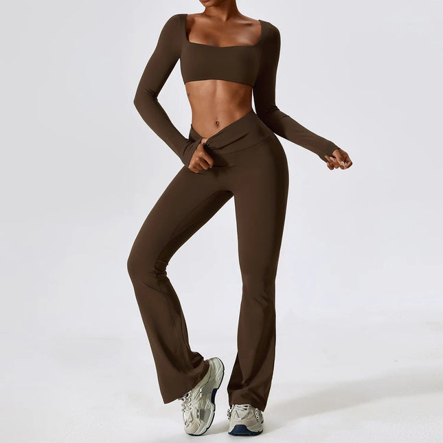 Ensemble de vêtements de sport de yoga sans couture