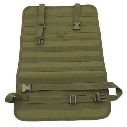 Universal Tactical Car Seat Organizer with 5 Detachable Molle Pouches - Wnkrs