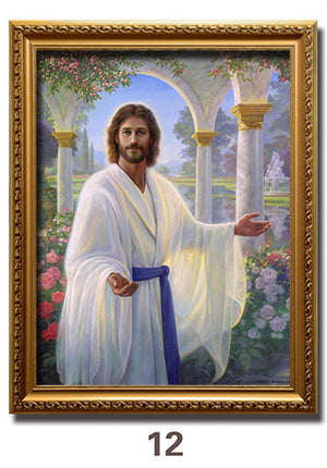 Jesus Portrait Immanuel Lord Christian Decorative Painting - Wnkrs