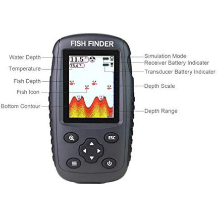 Portable Rechargeable Wireless Fish Finder with Sonar Sensor - Wnkrs