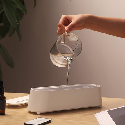 Diffuseur d'aromathérapie à simulation de flamme – Humidificateur à ultrasons avec télécommande