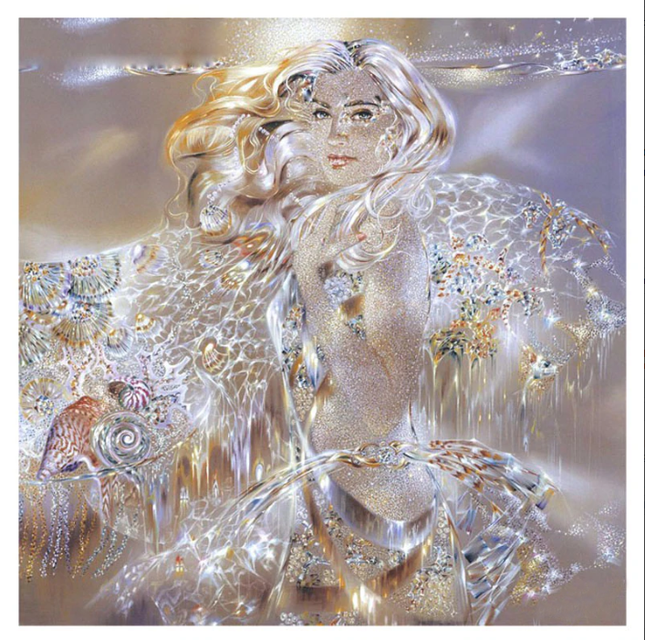 XXL - 5D Diamond Painting - Beautiful Crystal Girl - Wnkrs