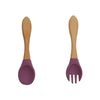 2PCS Dark purple