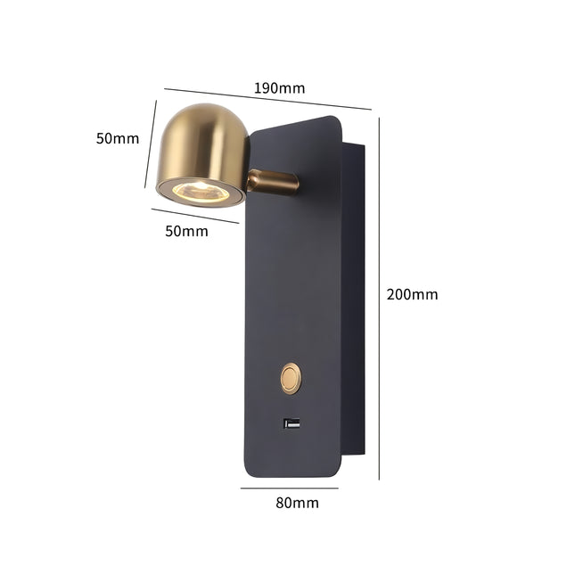 Lámpara de pared decorativa sencilla de estilo nórdico