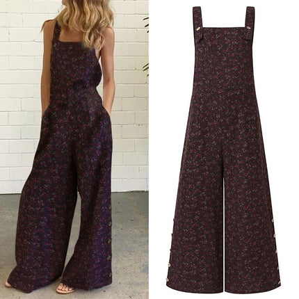 Women's Summer Wide Leg Jumpsuit