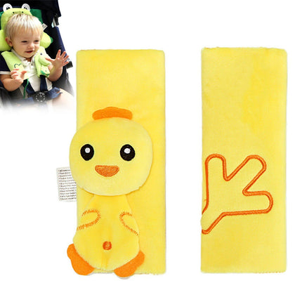 Kids Cartoon Plush Seat Belt Covers - Safety Shoulder Pads - Wnkrs