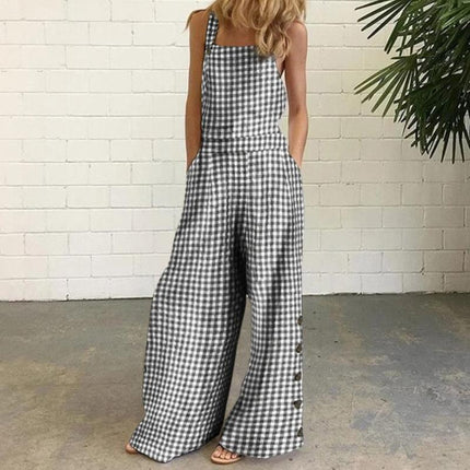 Women's Summer Wide Leg Jumpsuit