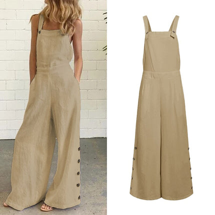 Women's Summer Wide Leg Jumpsuit