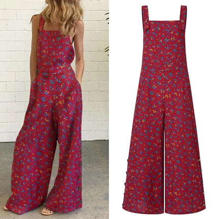 Women's Summer Wide Leg Jumpsuit