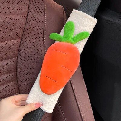 Plush Heart Frog Car Safety Belt Shoulder Cover - Wnkrs