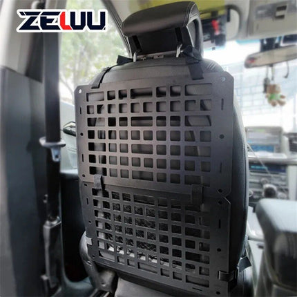 Vehicle Tactical Seat Organizer - Foldable MOLLE Panel Car Storage - Wnkrs