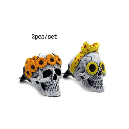 Creative Car Air Freshener Resin Skull For Auto Air Conditioning - Wnkrs