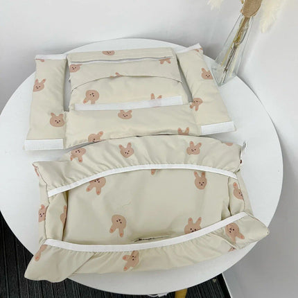 Portable Baby Dining Chair Cushion with Non-Slip Design and Animal Motifs - Wnkrs