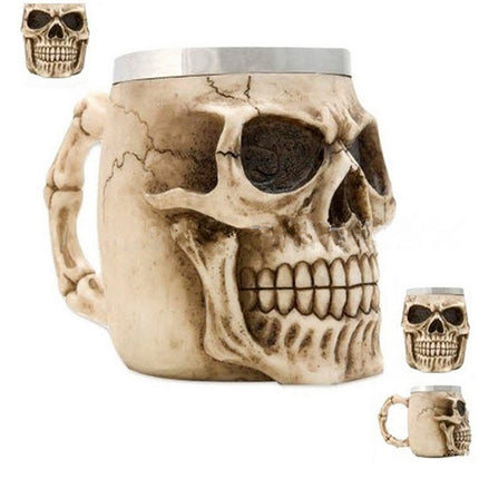 400ML 3D Skull Mugs Coffee - Wnkrs